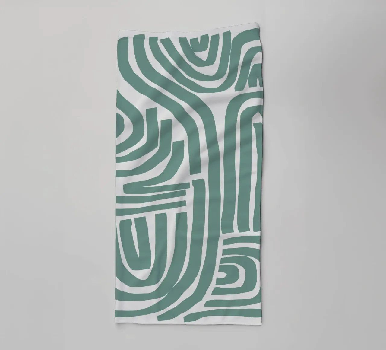 S & U verde acqua asciugamano da bagno da Little Dean
