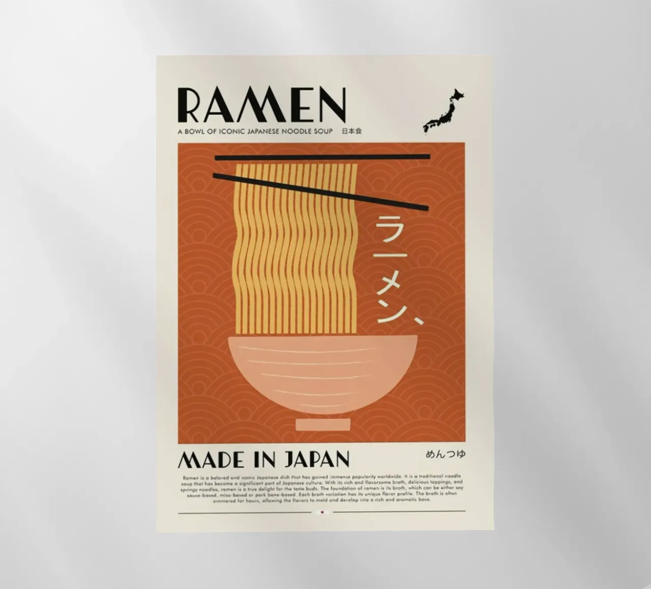 Ramen Made in Japan backlit folie van cosmos studio