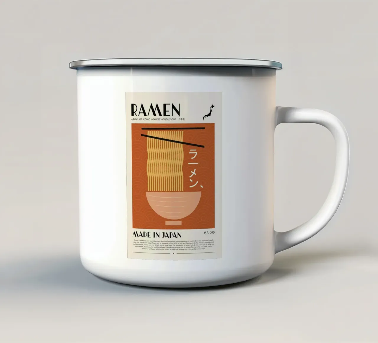 Ramen Made in Japan tazza in smalto da cosmos studio