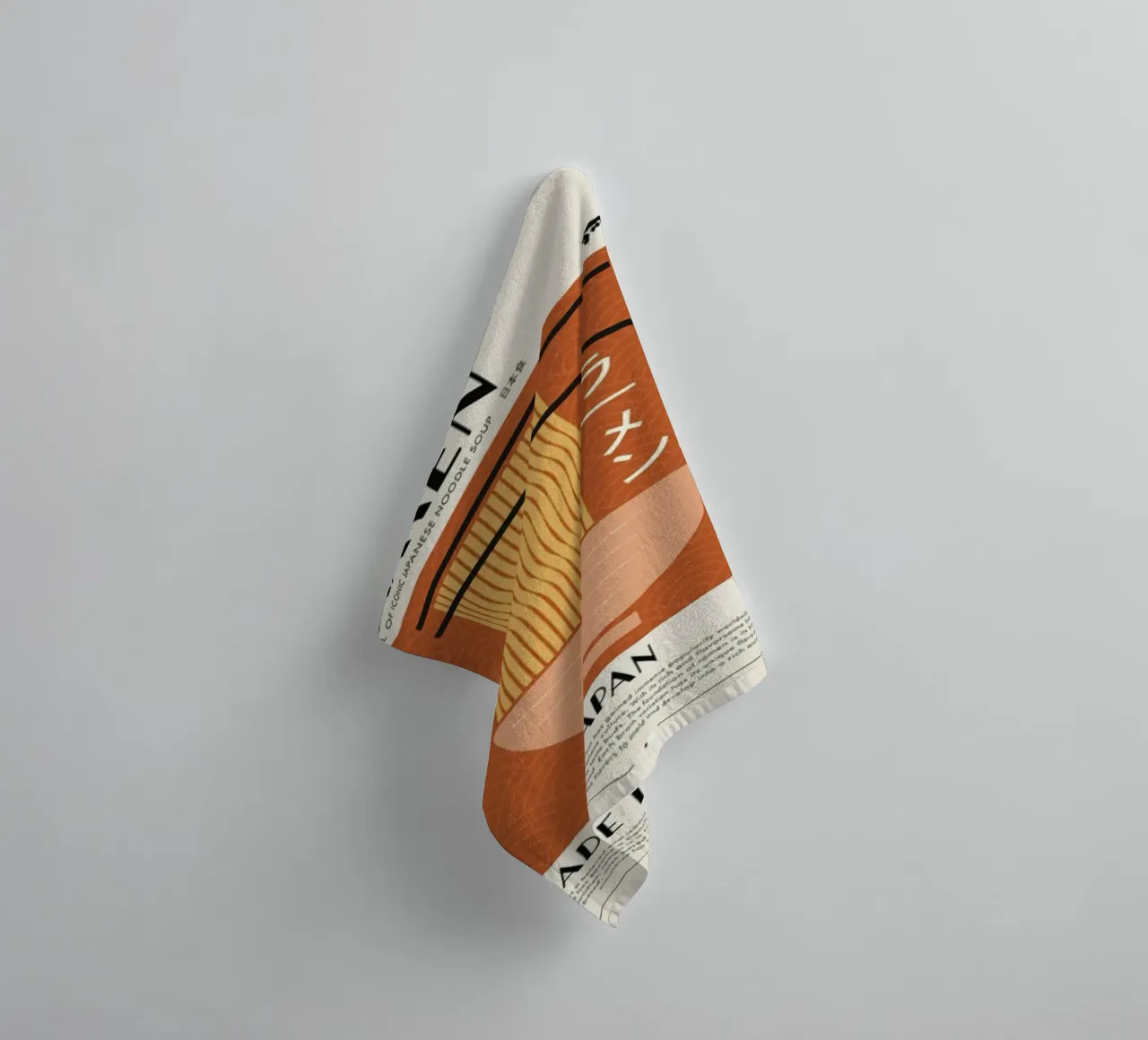 Ramen Made in japan serviette de bain de cosmos studio