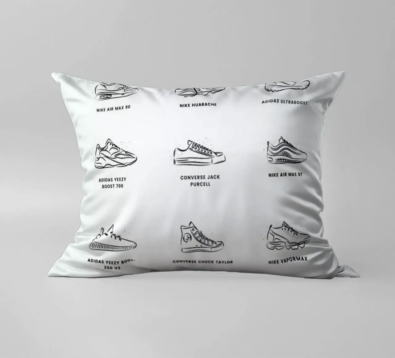 Sneaker Chart cuscino da daylight design studio