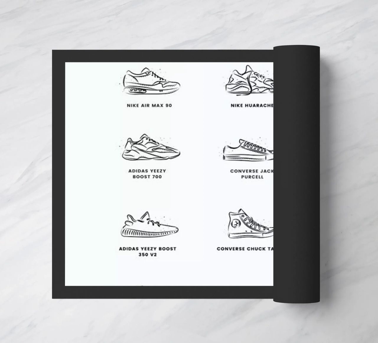Sneaker Chart zerbino da daylight design studio