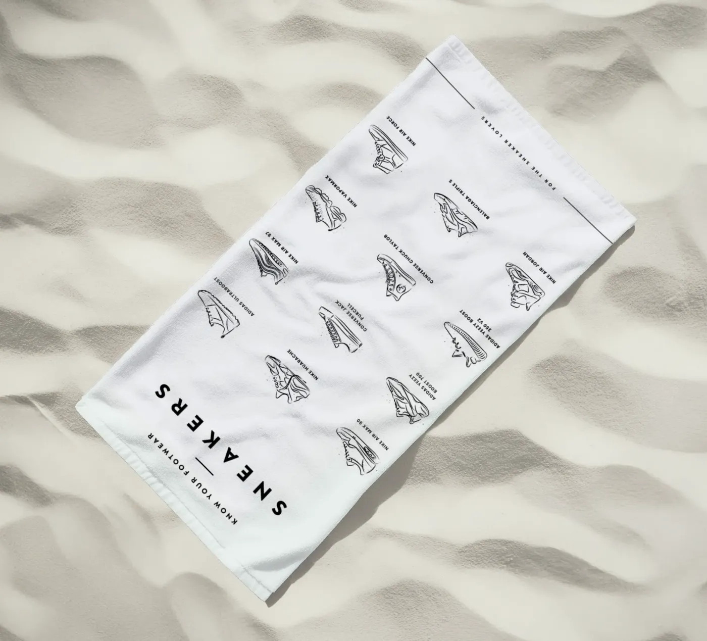 Sneaker Chart telo mare da daylight design studio