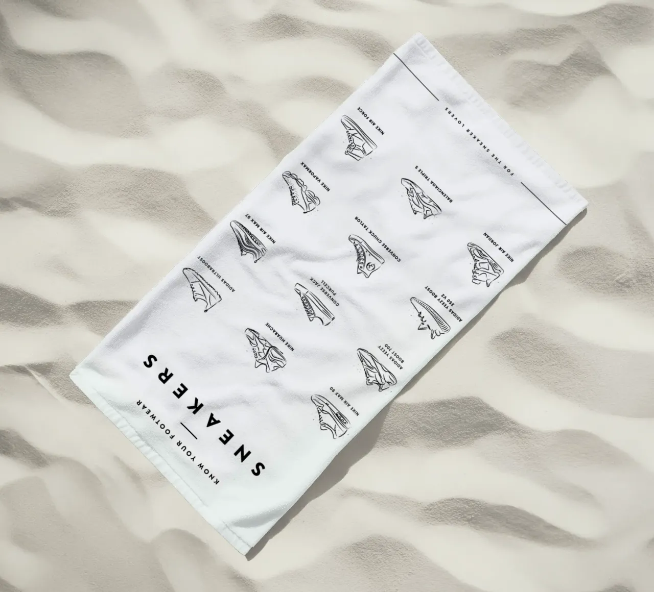 Sneaker Chart telo mare da daylight design studio