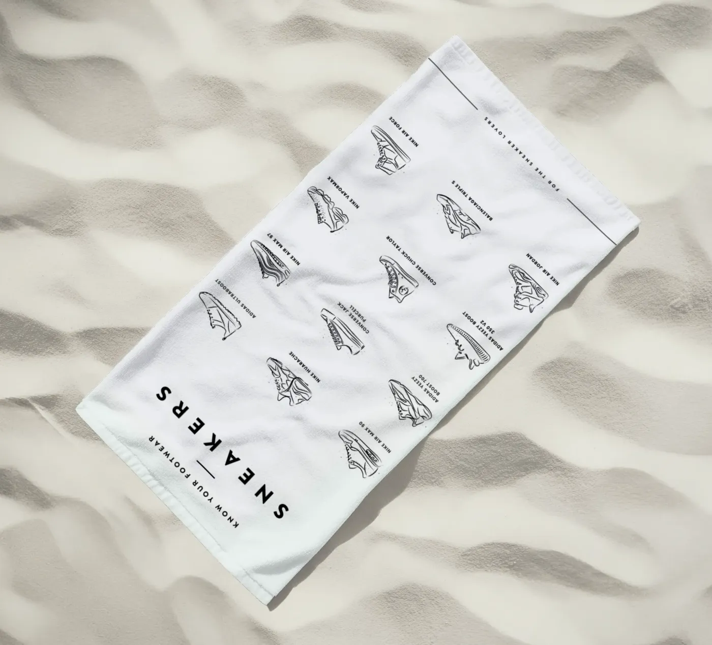 Sneaker Chart telo mare da daylight design studio