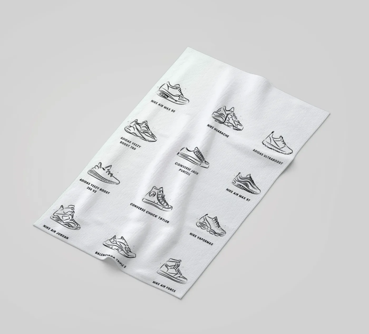 Sneaker Chart telo mare da daylight design studio