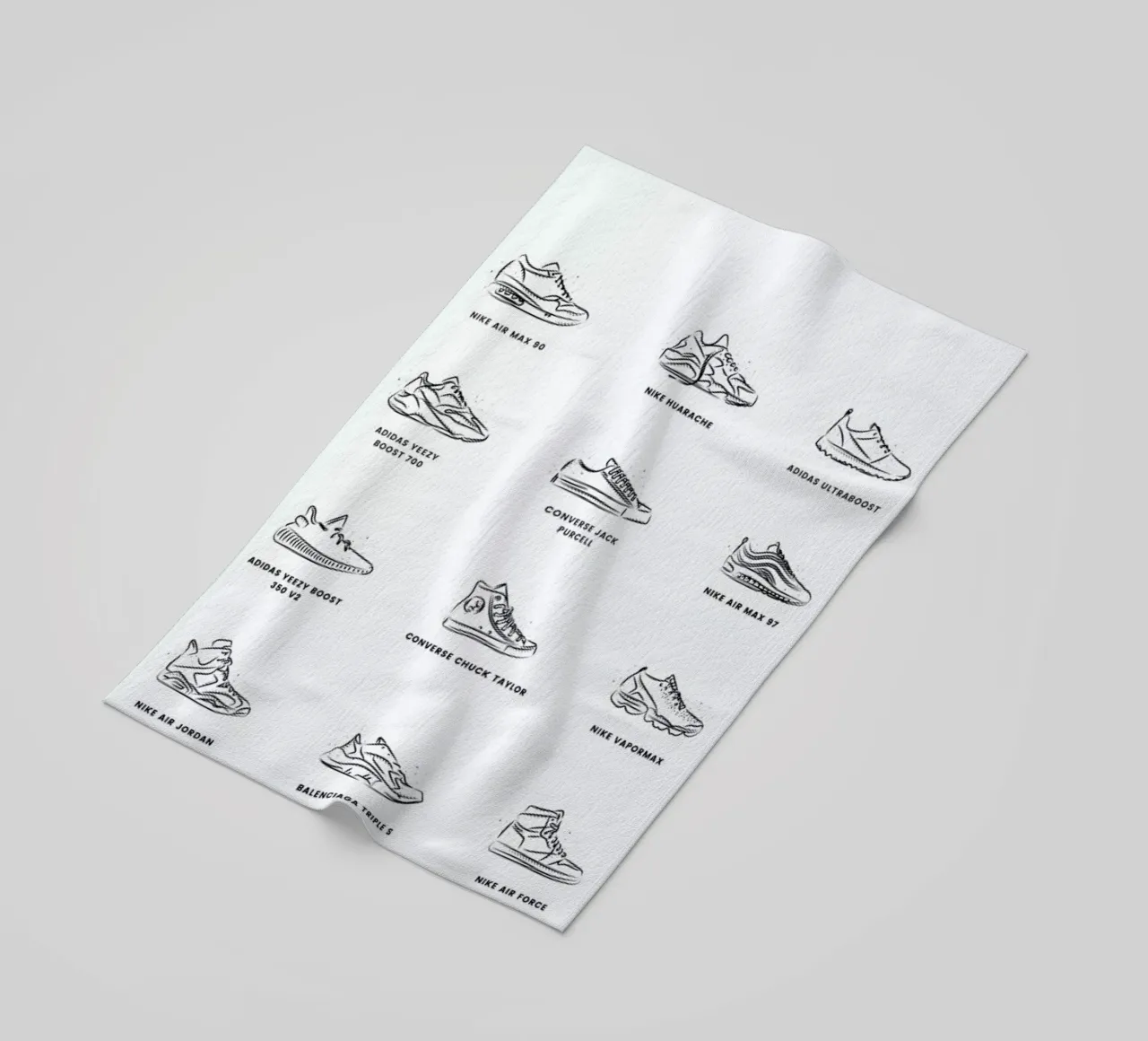 Sneaker Chart telo mare da daylight design studio