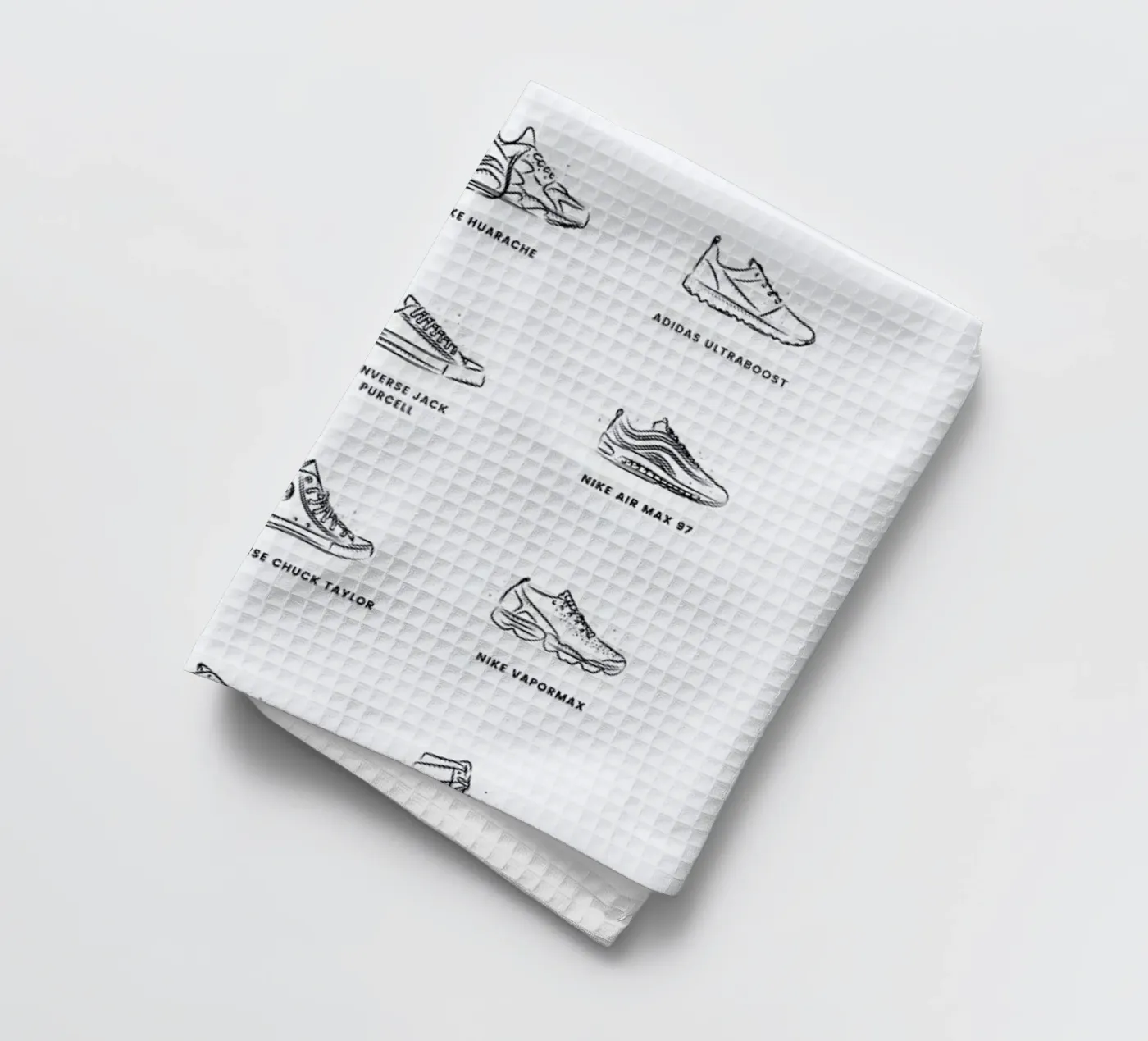 Sneaker Chart Geschirrtuch von daylight design studio