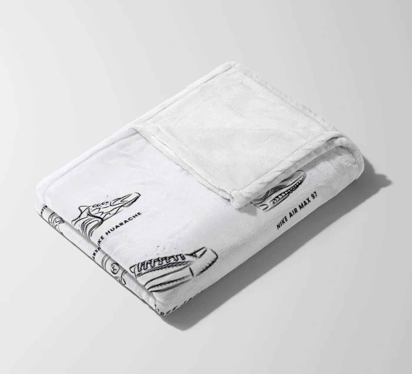 Sneaker Chart Fleecedecke von daylight design studio