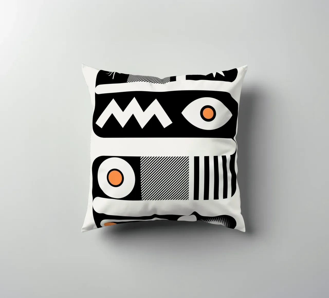 Mono geometrical design cuscino da Little Dean