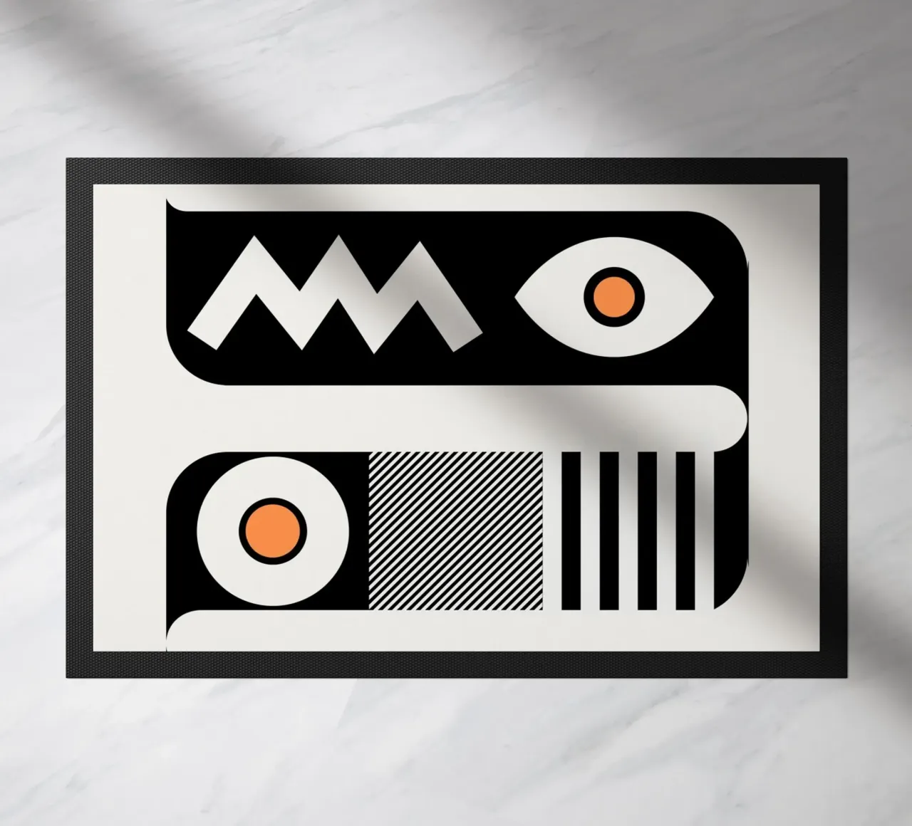 Mono geometrical design zerbino da Little Dean