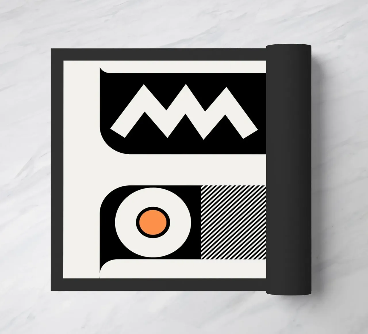 Mono geometrical design zerbino da Little Dean