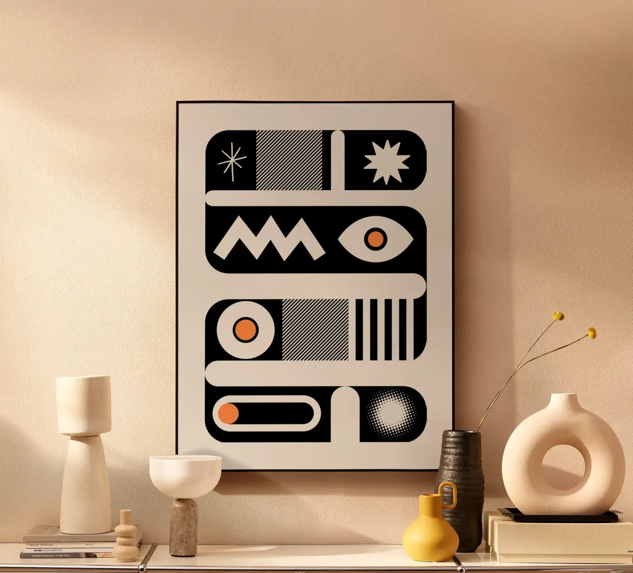 Mono geometrical design plexiglass da Little Dean