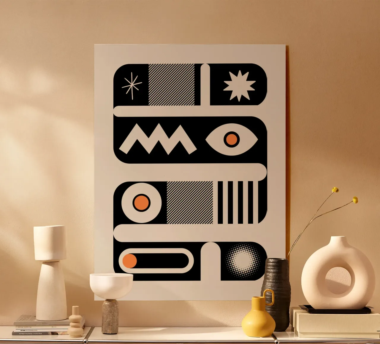 Mono geometrical design plexiglass da Little Dean