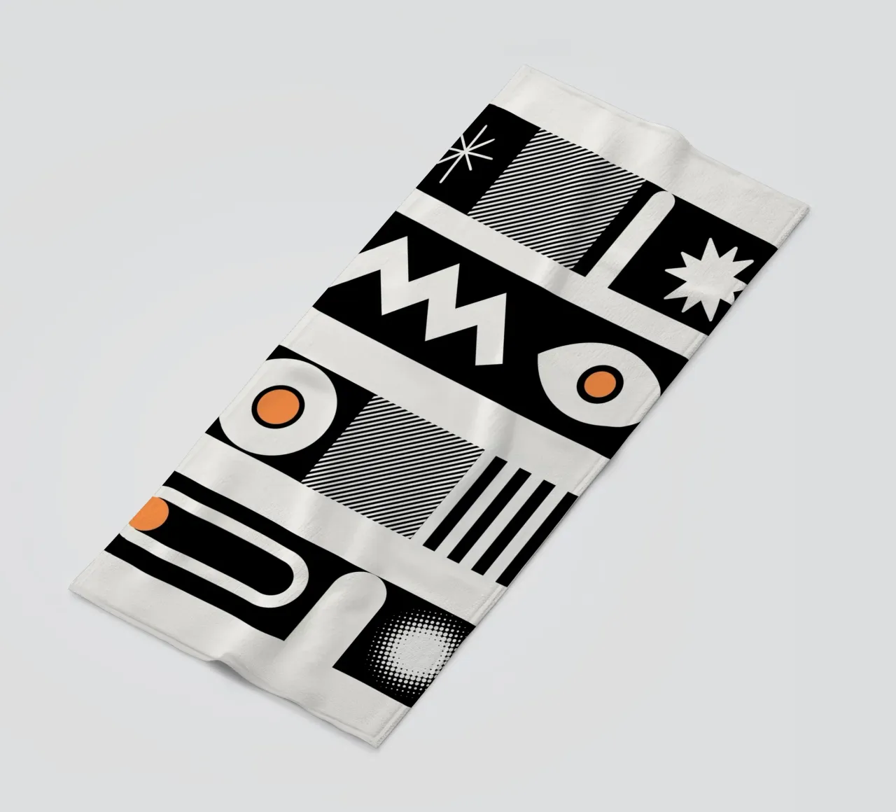 Mono geometrical design telo mare da Little Dean
