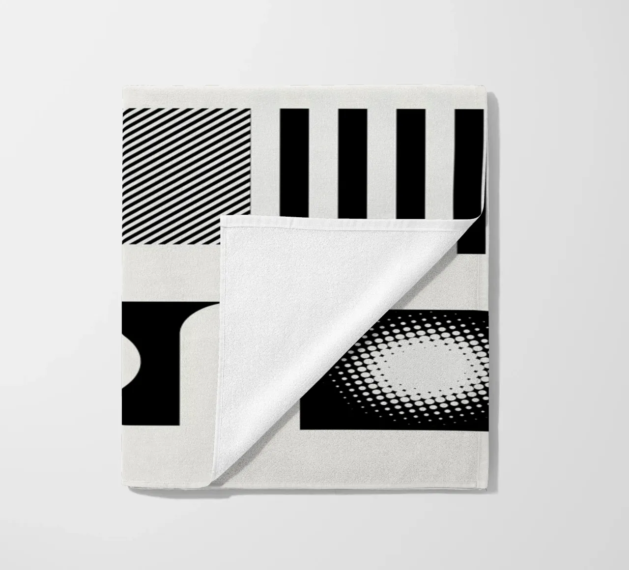 Mono geometrical design telo mare da Little Dean