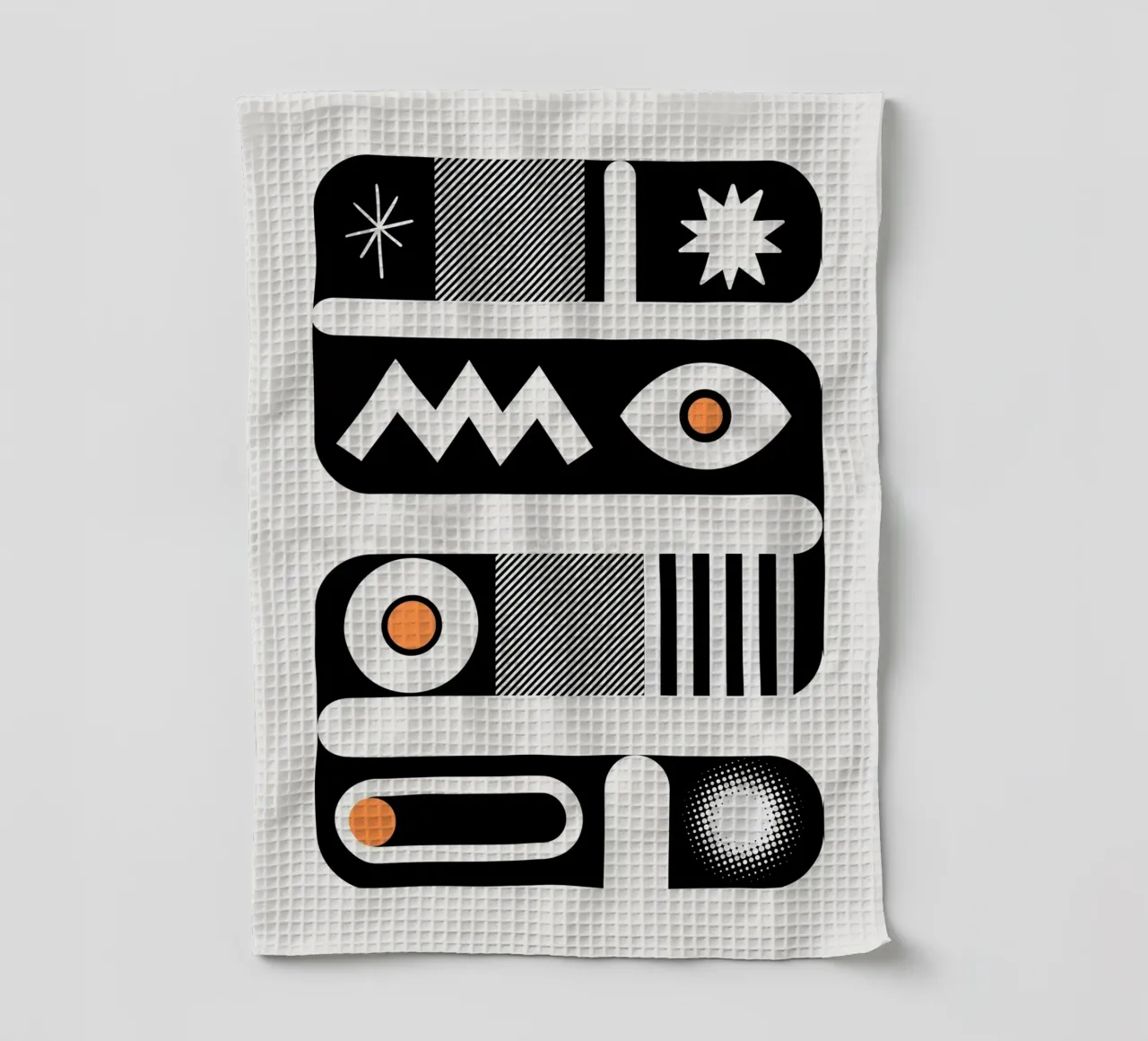 Mono geometrical design canovaccio da cucina da Little Dean