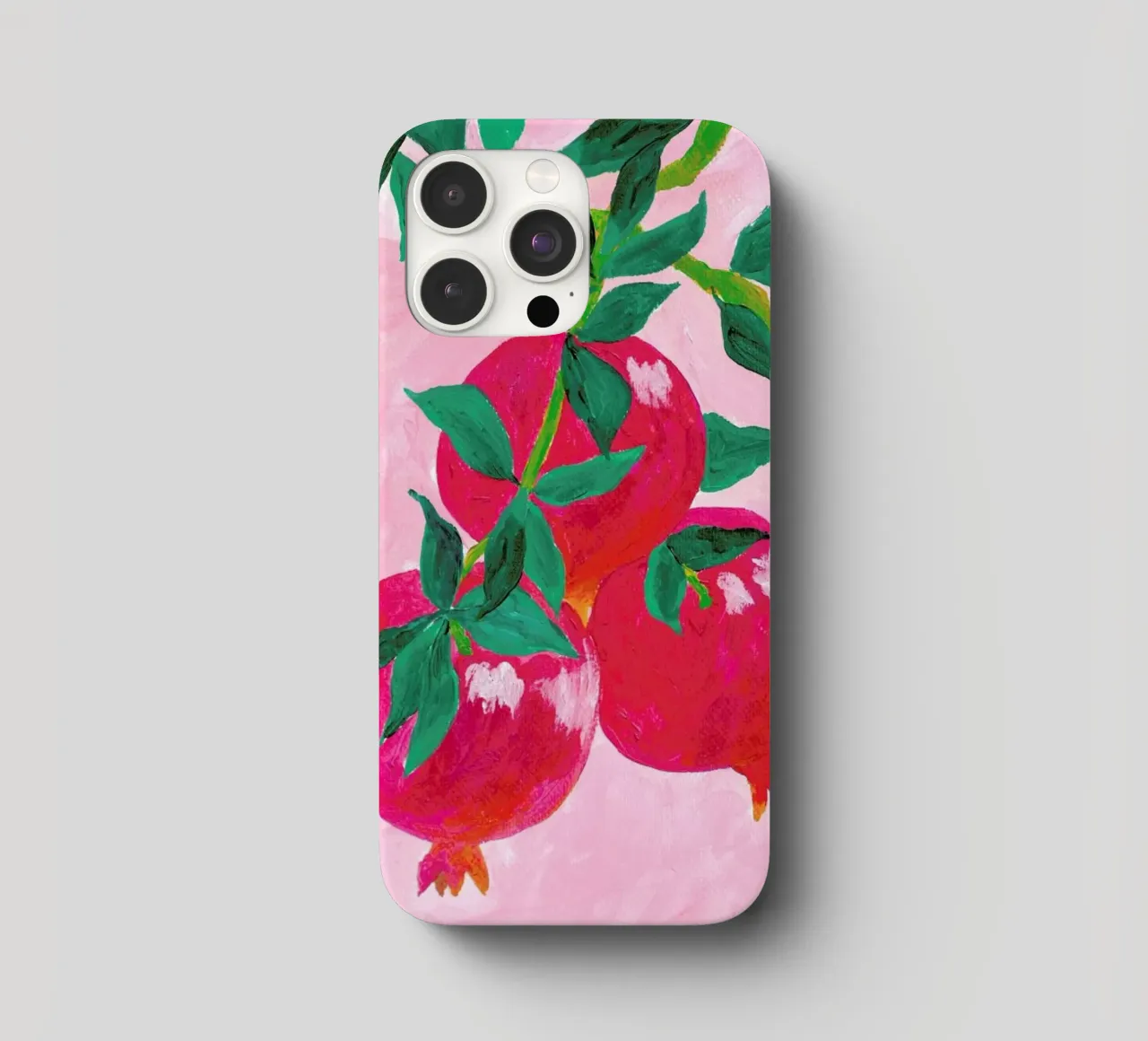 A Pomegranate In Its Tree cover iphone da Berserk Prints by Maria M.C.