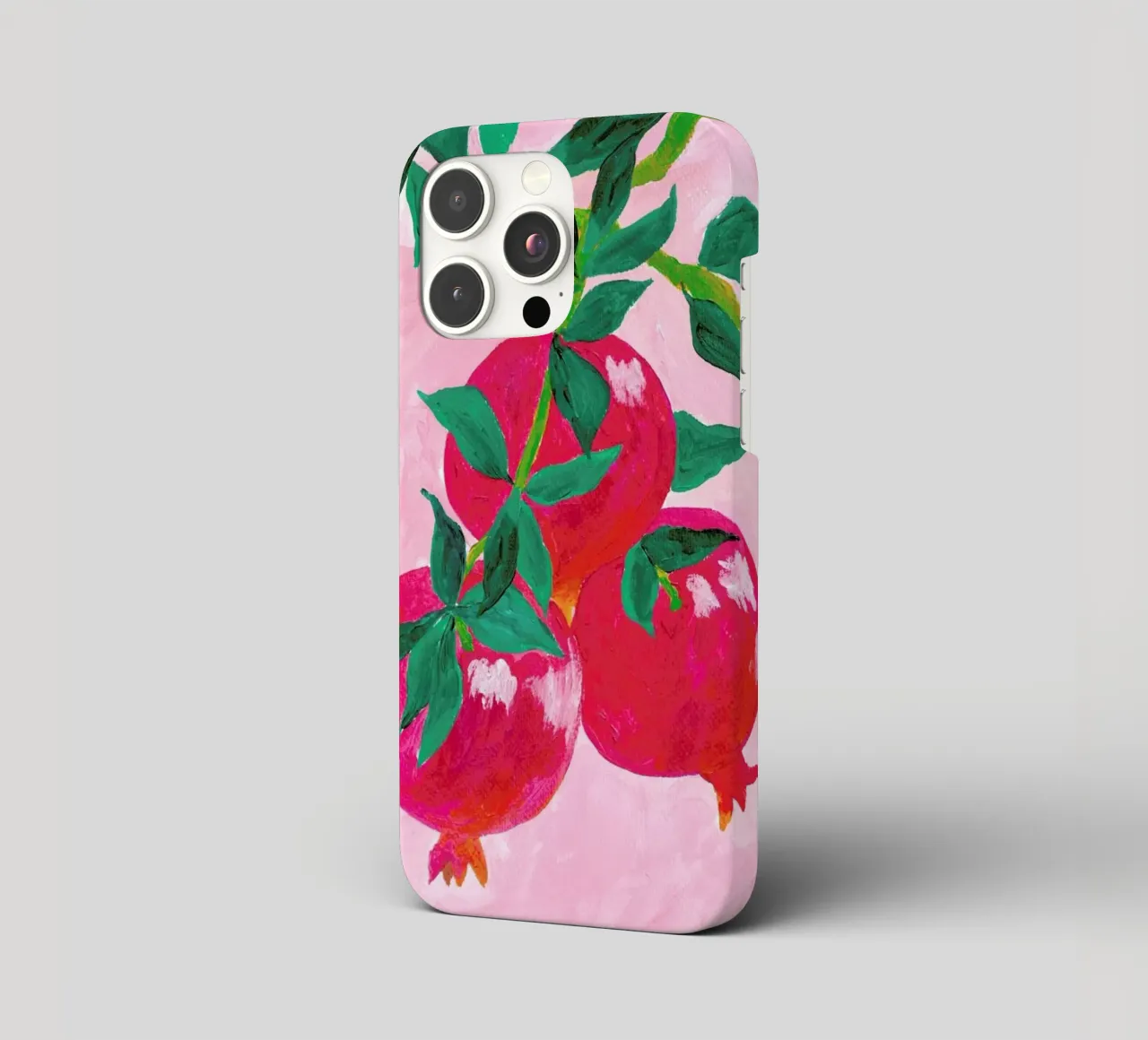 A Pomegranate In Its Tree cover iphone da Berserk Prints by Maria M.C.