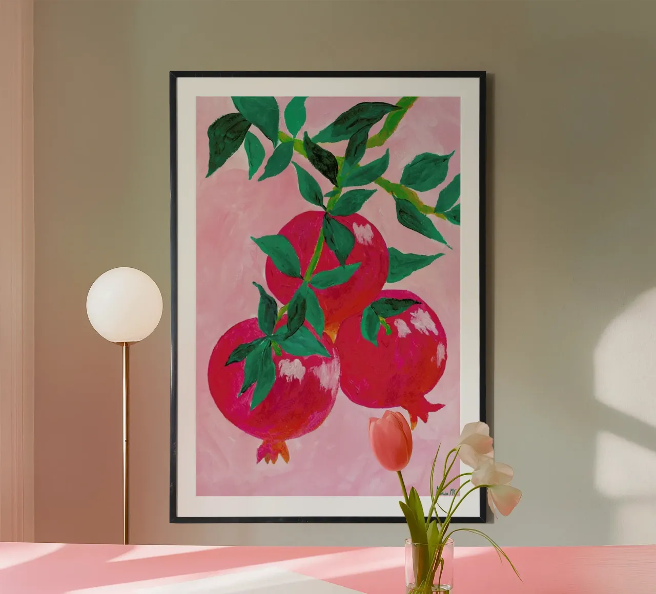 A Pomegranate In Its Tree carta hahnemühle da Berserk Prints by Maria M.C.