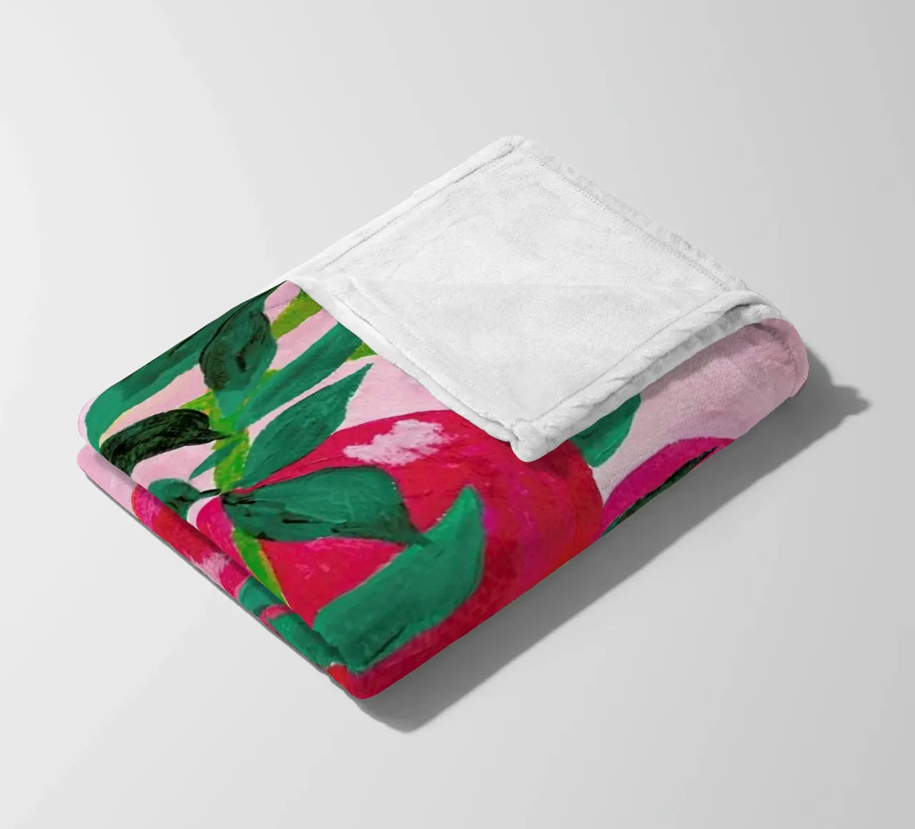 A Pomegranate In Its Tree coperta in pile da Berserk Prints by Maria M.C.