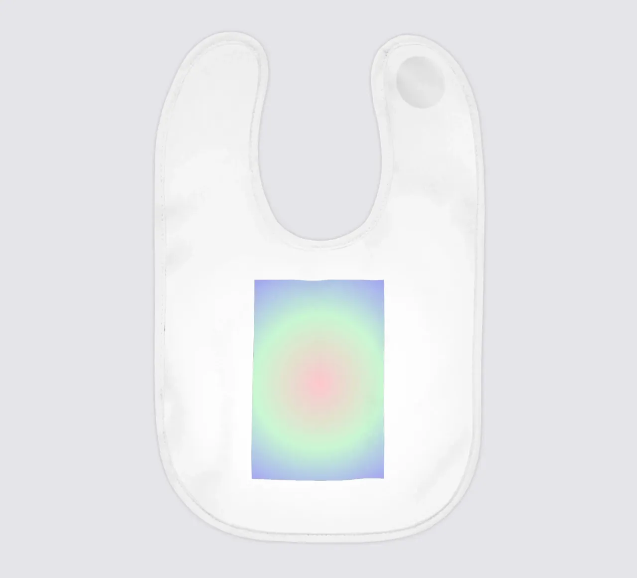 Aura Print, Rainbow Poster, Energy Art baby bib by Dreamscape