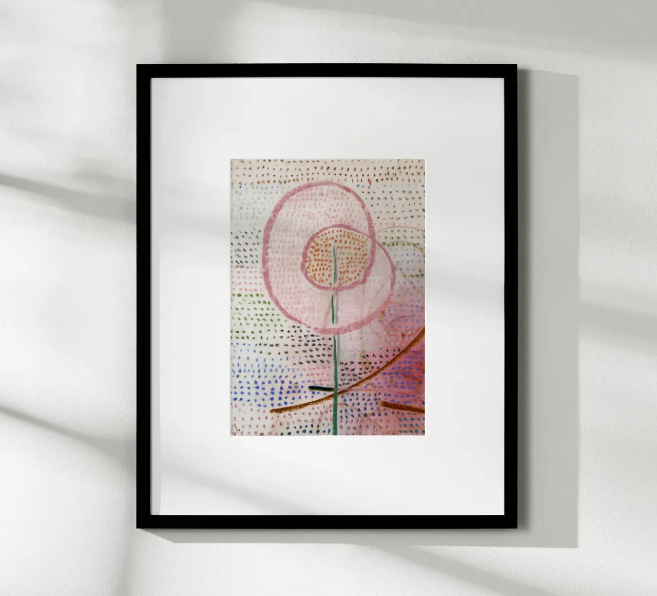 Paul Klee - La fioritura (1934) poster con telaio in plastica da Wirla