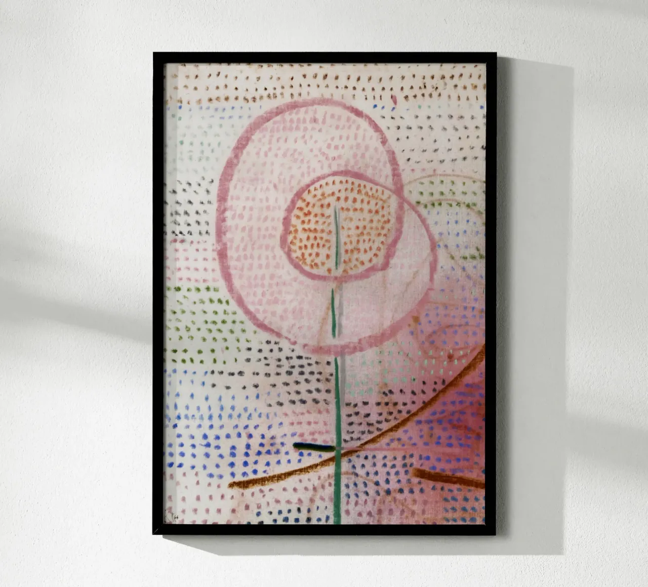 Paul Klee - La fioritura (1934) poster con telaio in plastica da Wirla