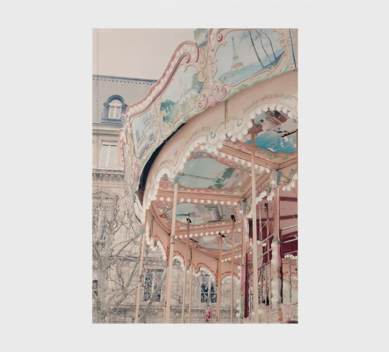 Paris Carousel notebook by GraceDigitalArtCo