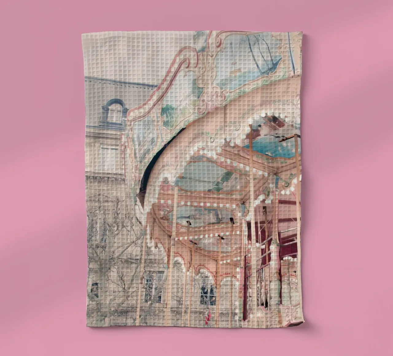 Paris Carousel canovaccio da cucina da GraceDigitalArtCo
