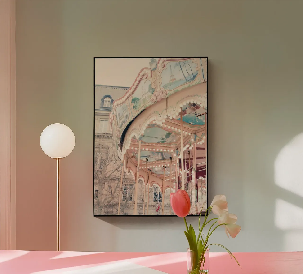 Paris Carousel plexiglass da GraceDigitalArtCo