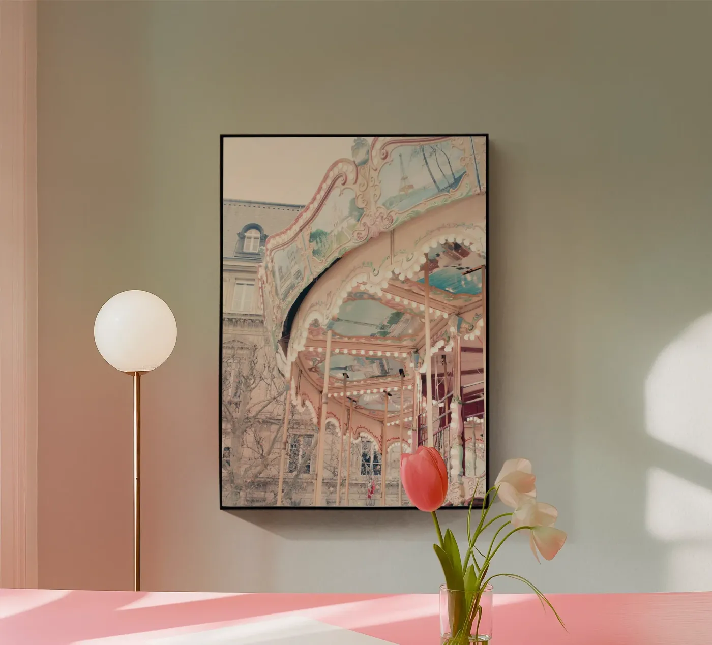 Paris Carousel plexiglas de GraceDigitalArtCo