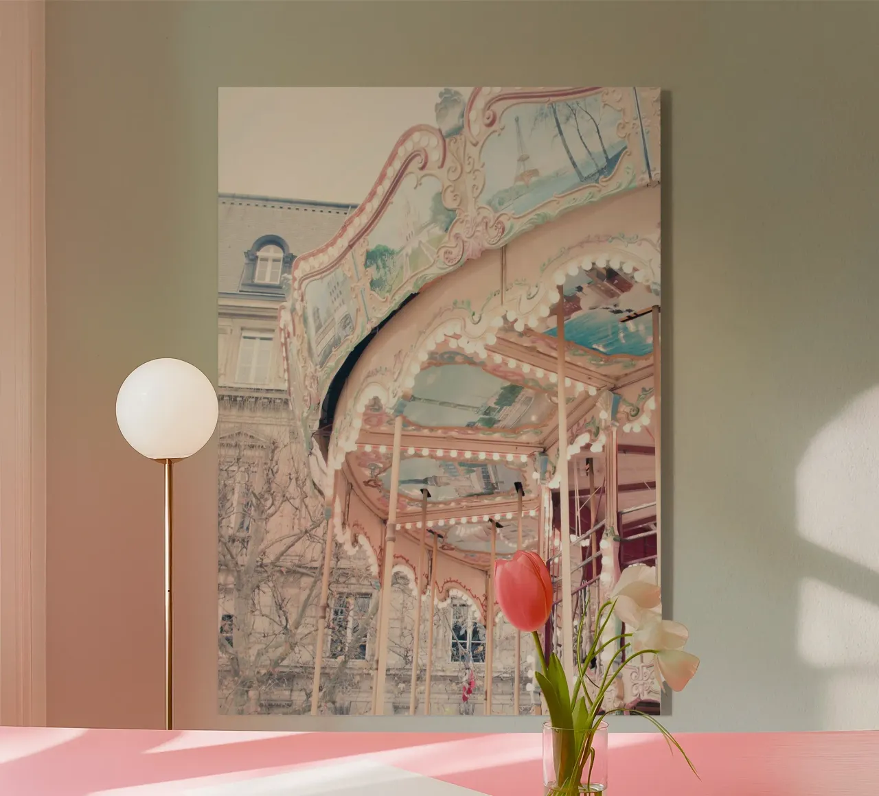 Paris Carousel plexiglass da GraceDigitalArtCo