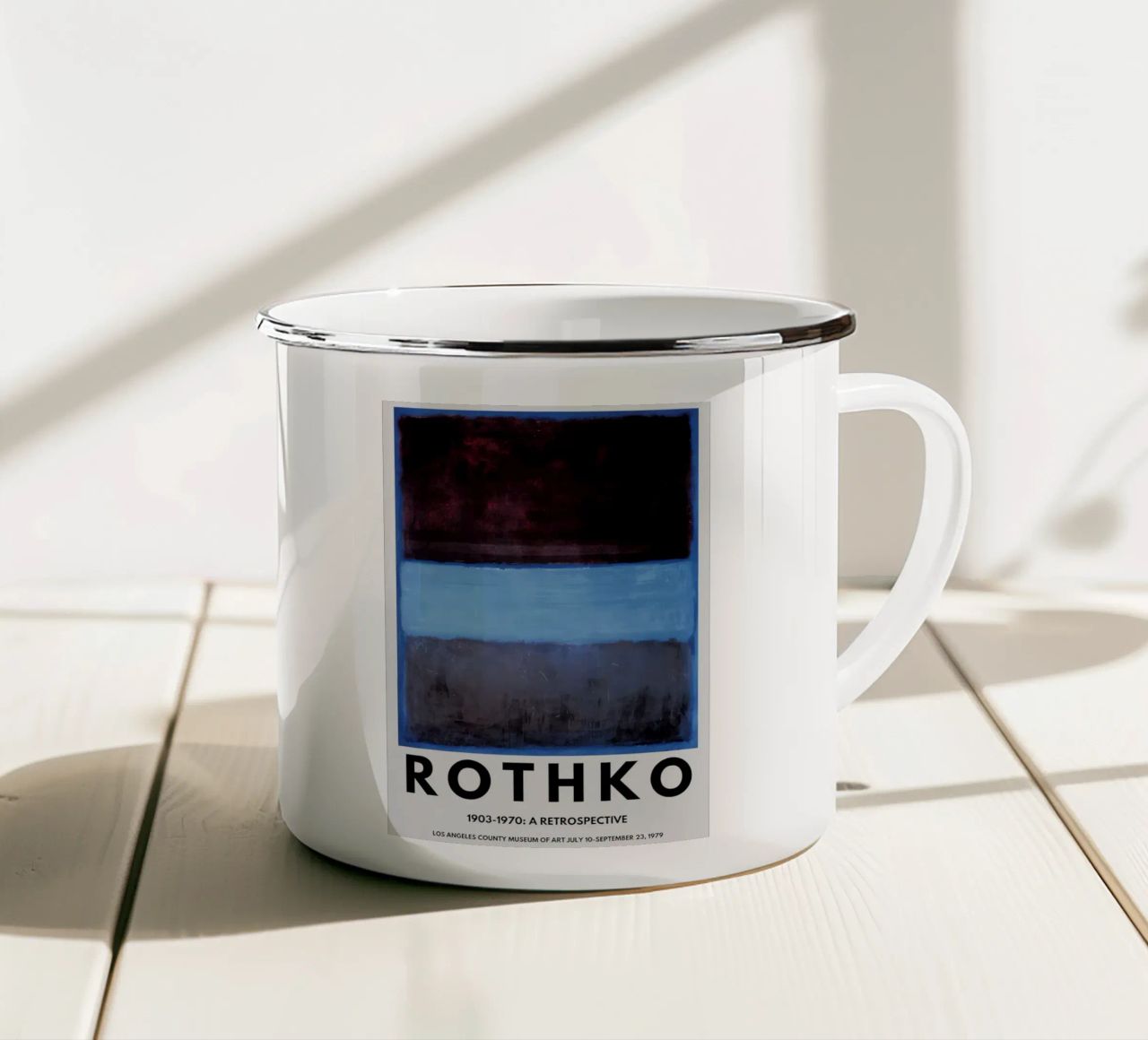 Una retrospettiva 3 tazza in smalto da Betty-Conner