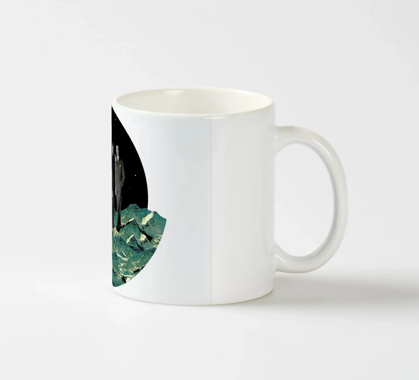 Space Keramik Tasse von The Gently Unfurling Sneak