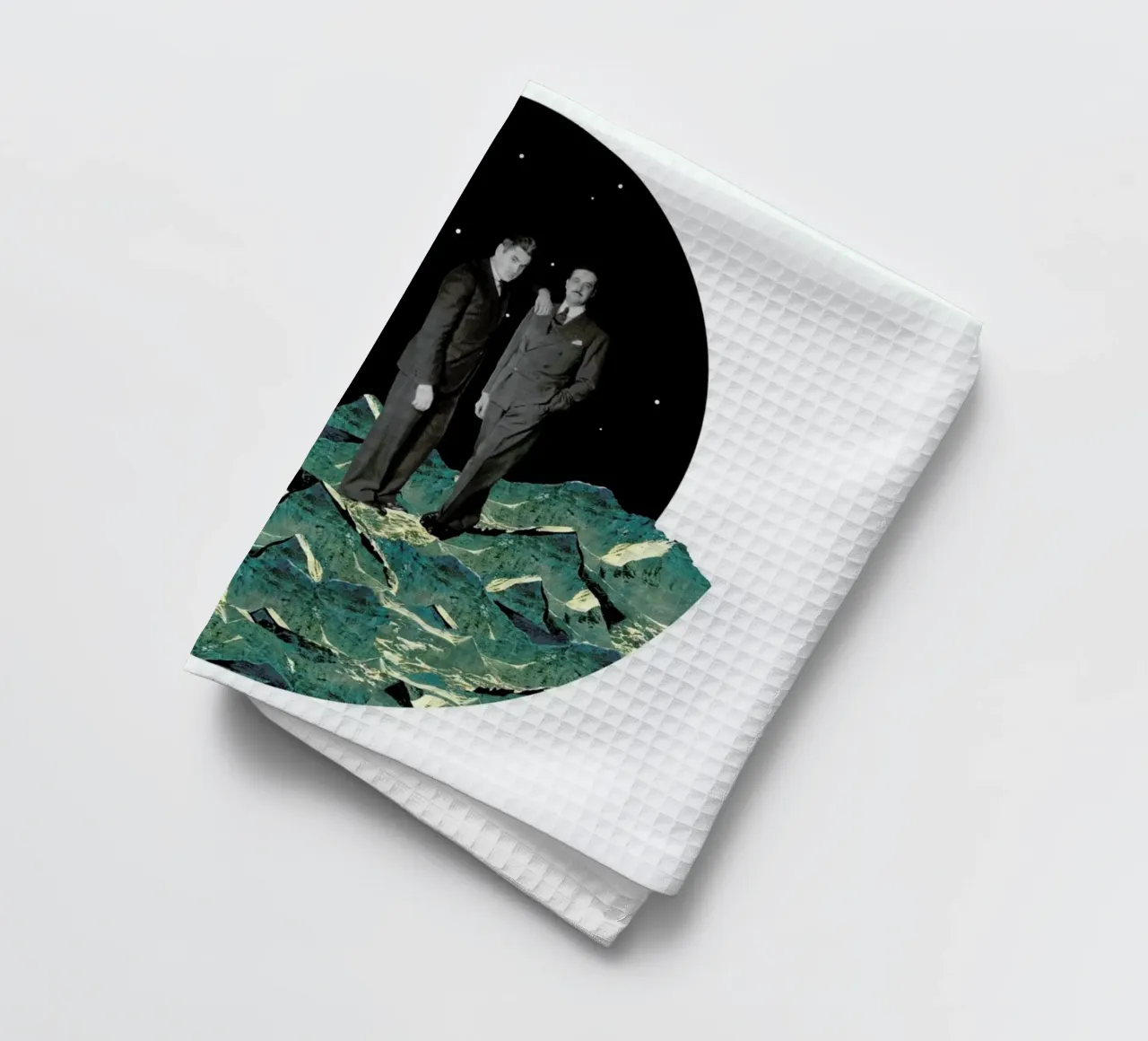 Space Geschirrtuch von The Gently Unfurling Sneak