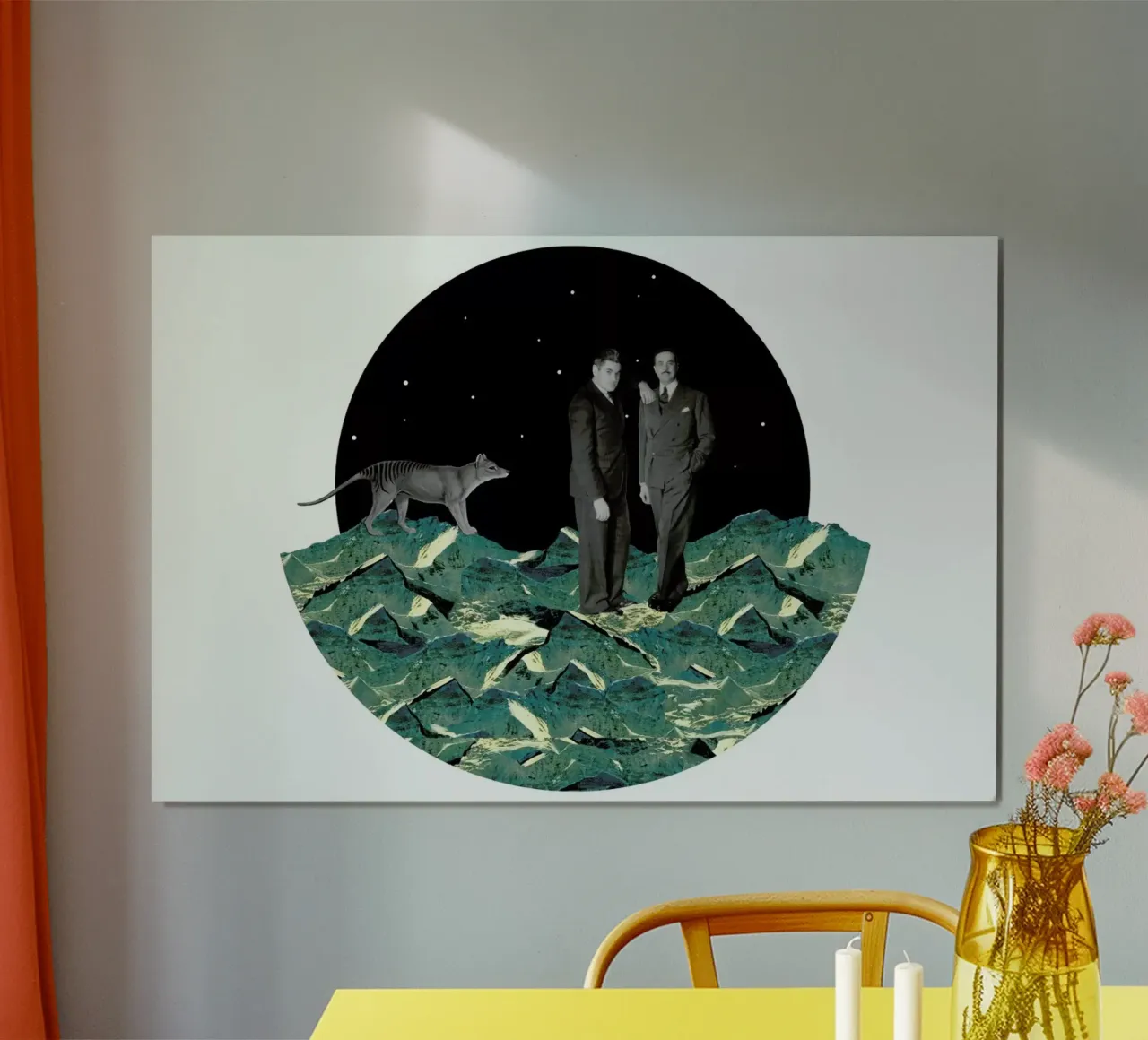 Space poster con telaio in plastica da The Gently Unfurling Sneak