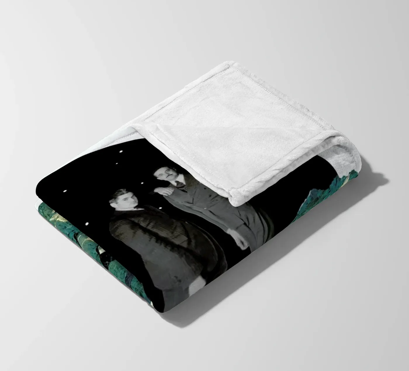 Space fleece blanket by The Gently Unfurling Sneak