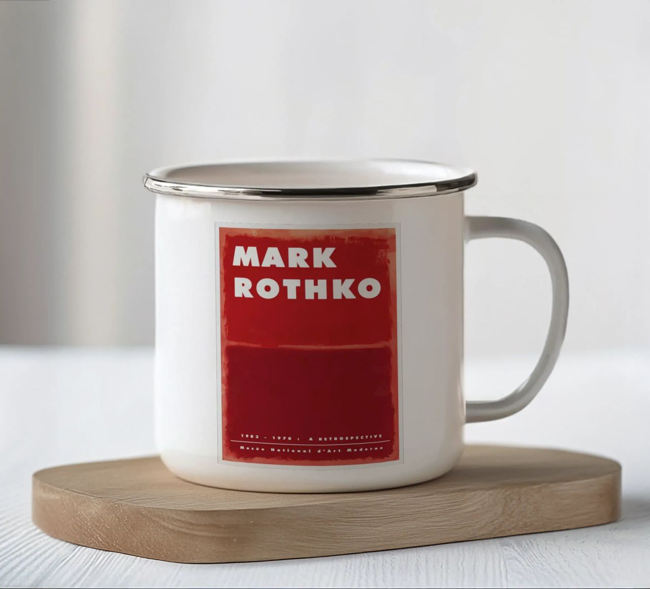 Una retrospettiva 4 tazza in smalto da Betty-Conner