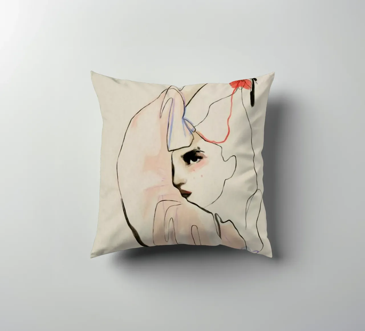 Holding On cuscino da Graphite