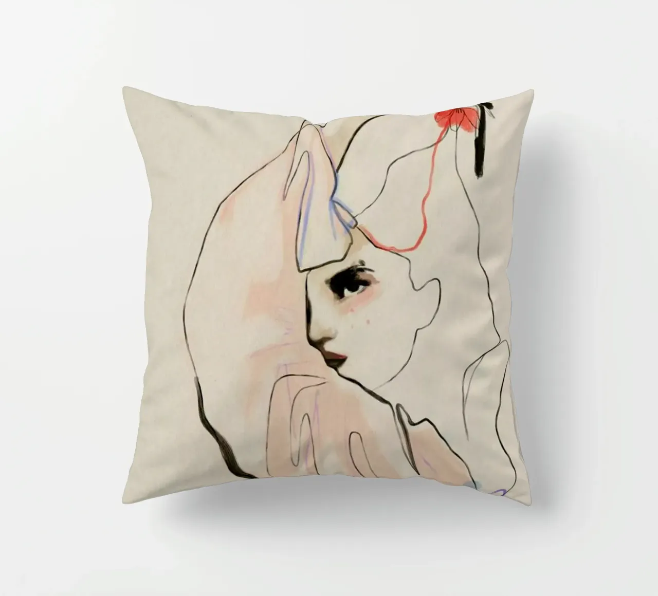 Holding On cuscino da Graphite