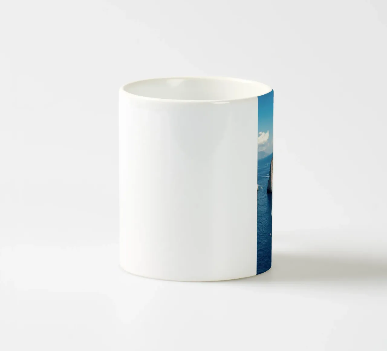 Capri Island, Italy Poster, Italian Wall Art, Travel Print ceramic mug by TheTravelClub
