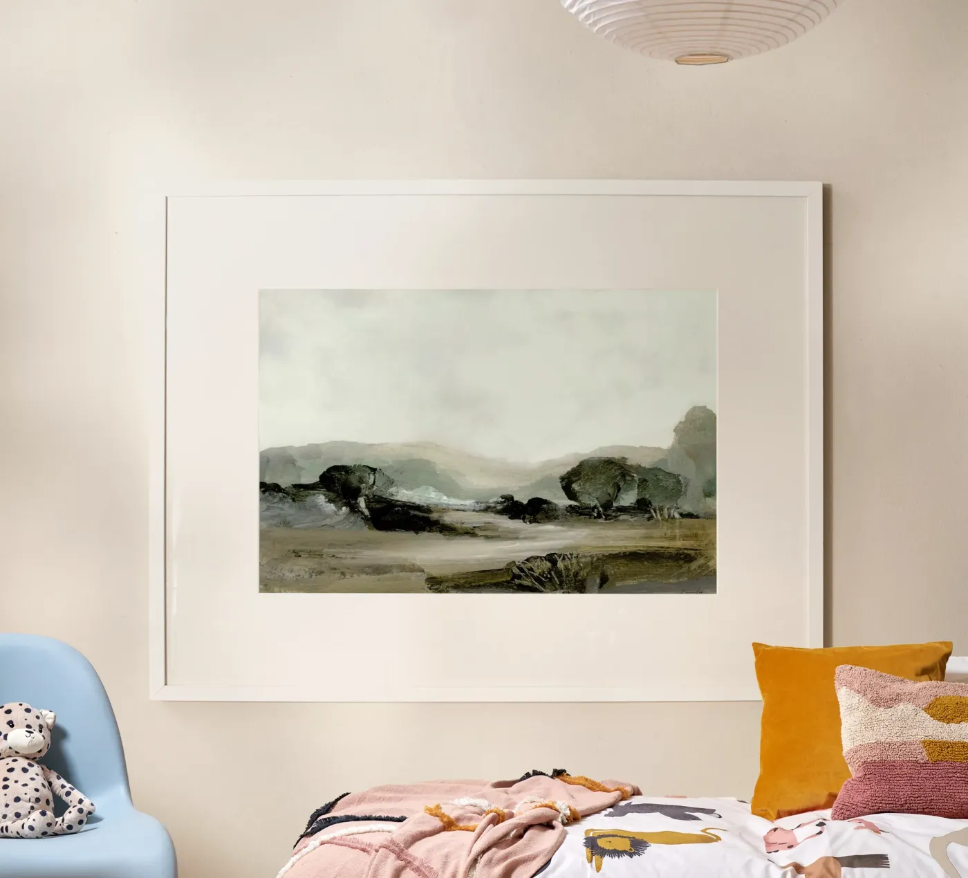 Ash Trees Poster von Dan Hobday