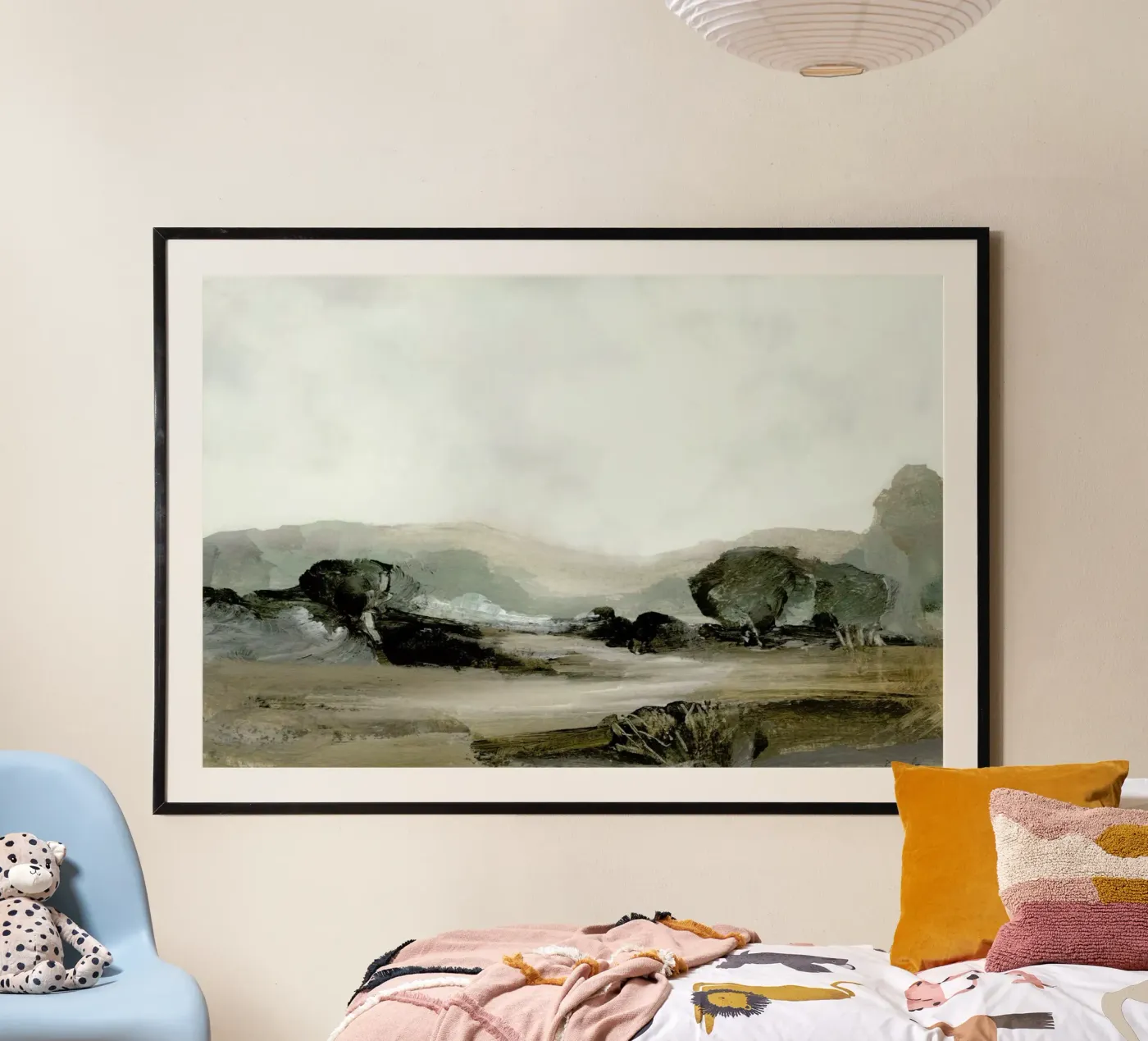 Ash Trees Poster von Dan Hobday