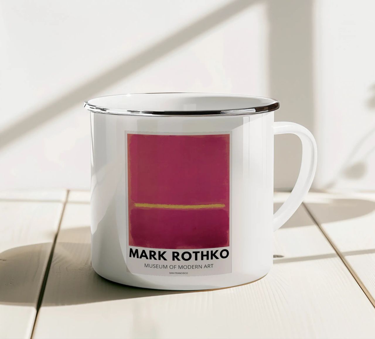 Una retrospettiva 6 tazza in smalto da Betty-Conner