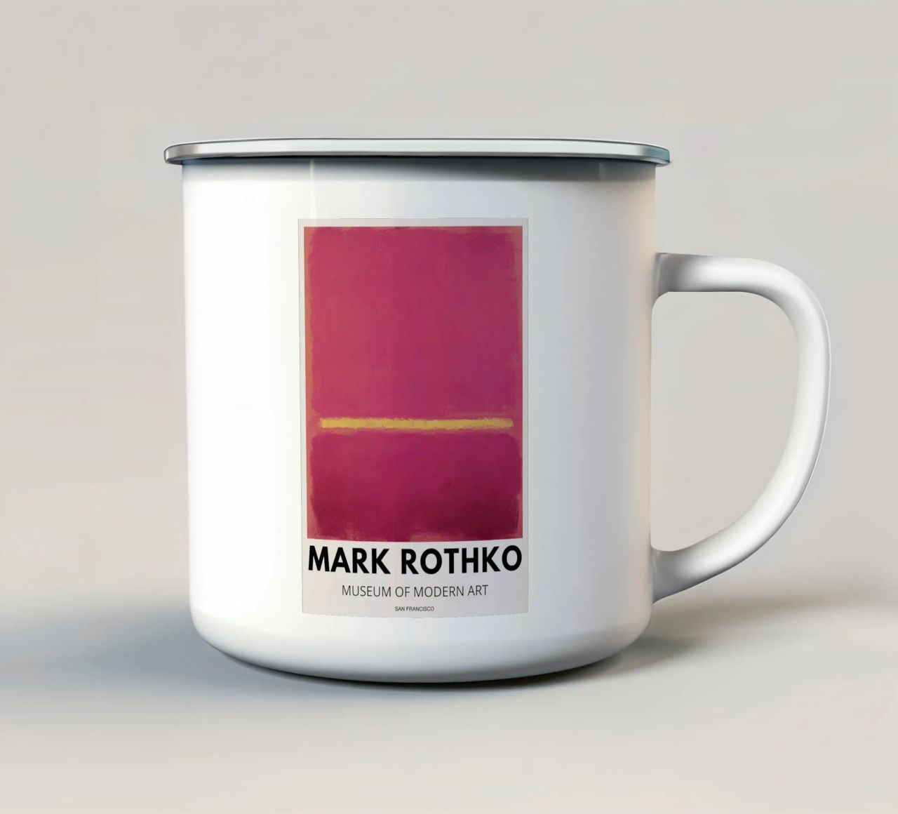 Una retrospettiva 6 tazza in smalto da Betty-Conner