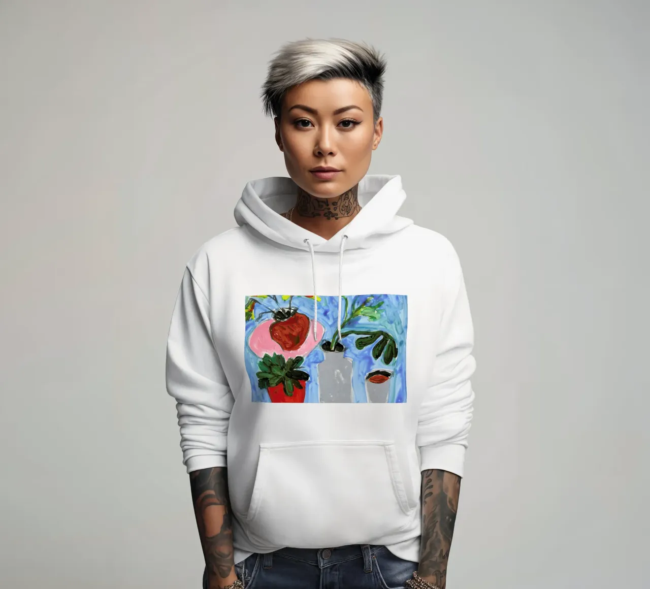 Things On The Table felpa con cappuccio da Sonia Brittain