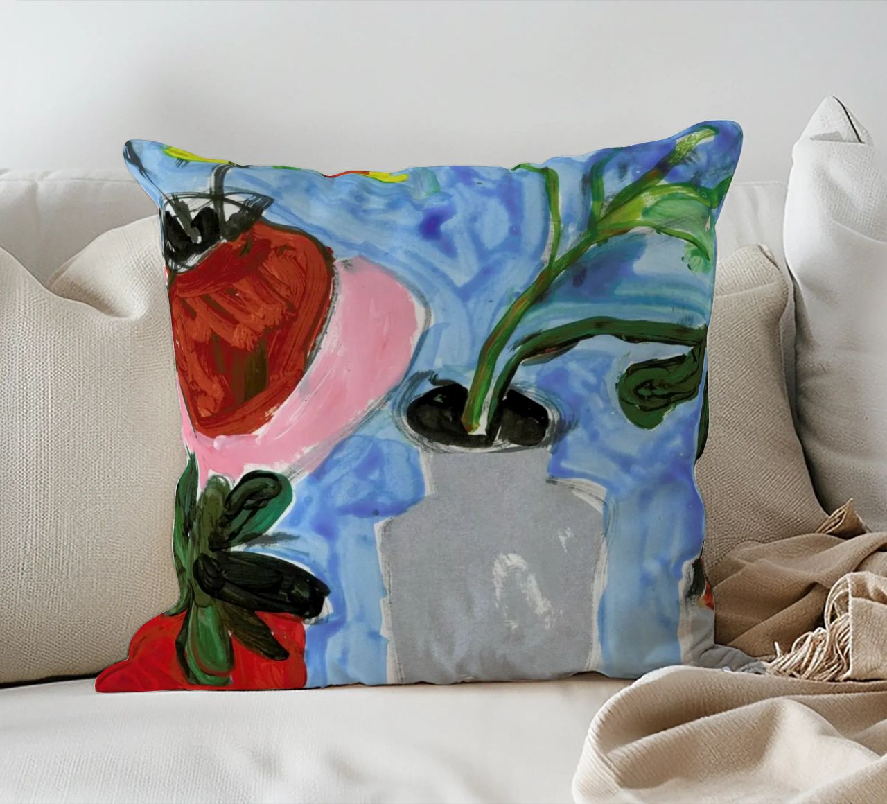 Things On The Table cuscino da Sonia Brittain