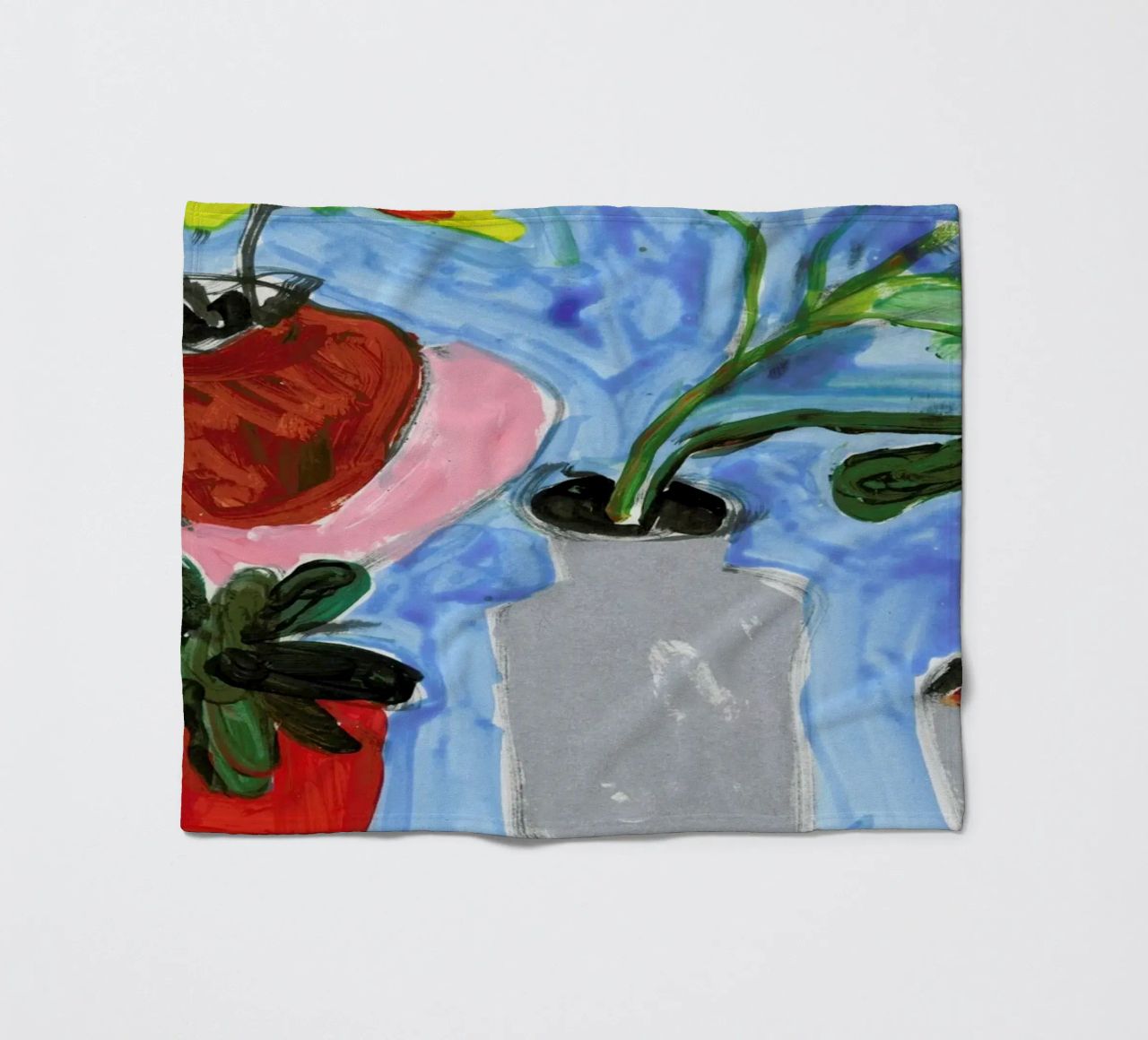 Things On The Table coperta in pile da Sonia Brittain