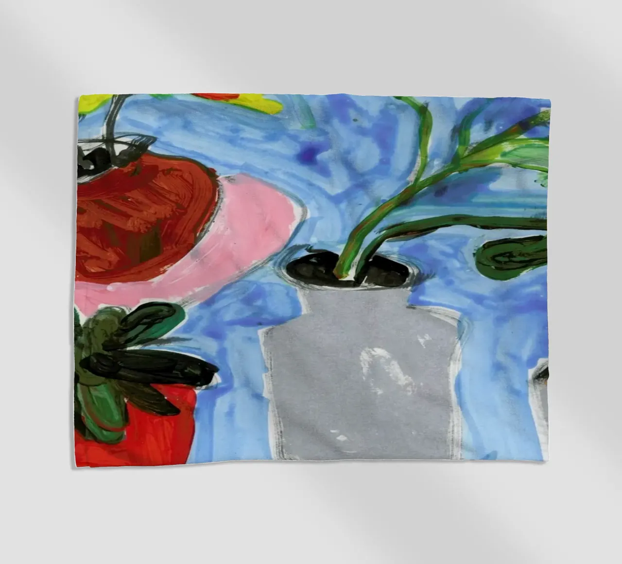 Things On The Table beach towel by Sonia Brittain